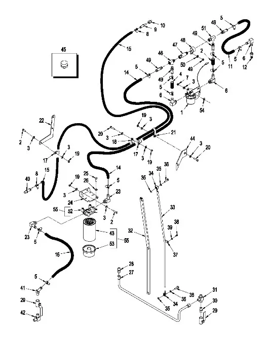 87410185 - Колба прозрачн. фильтра топл. груб. оч. ДВС T9/St.