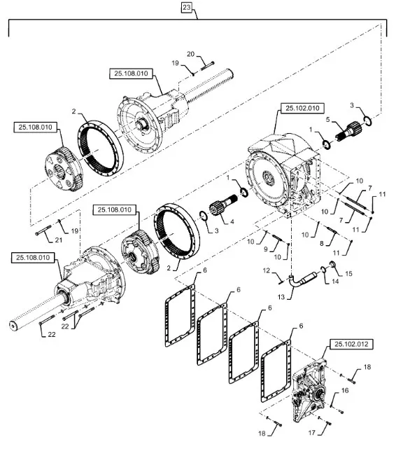 226493A2 - Прокладка толщ. 0,1мм крышки дифф. моста TJT9./St.