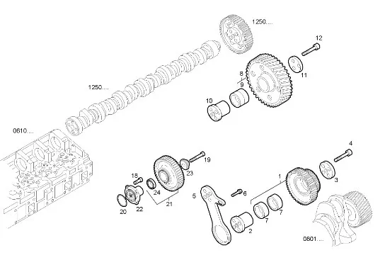 504041494 - Подшипник шестерни мутфы ГРМ Cursor13 T9050/St.485